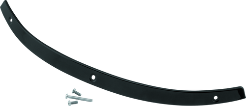 Kuryakyn 1389 - Smooth Windshield Trim 14-Up Touring Gloss Black