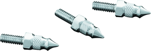 Kuryakyn 1369 - Windshield Mount Spikes 1/4-20X5/8in 96-13 Touring Chrome