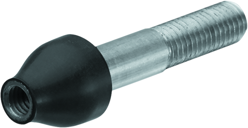 Kuryakyn 2567 - Micro/Rhombus Replacement Rubber Adapter M8X40mm Threaded Stud Black