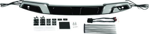 Kuryakyn 2949 - Tracer Windshield Trim 14-Up FLH Models Black