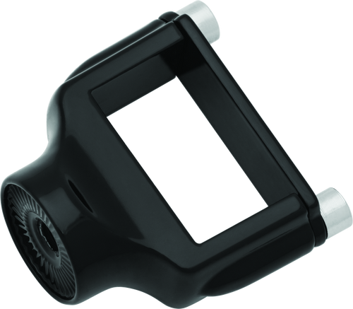 Kuryakyn 3119 - Side Mount License Plate Holder Clamp 86-23 XL Models Gloss Black