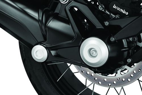 Kuryakyn 3808 - Lodestar Rear Axle Sliders-BMW-Silver