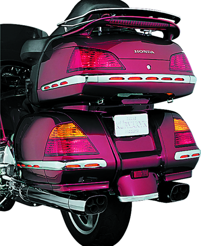 Kuryakyn 3201 - L.E.D. Trunk Molding For 01-10 GL1800 Chrome Red Lens Kuryakyn 3201 - L.E.D. Trunk Molding For 01-10 GL1800 Chrome Red Lens