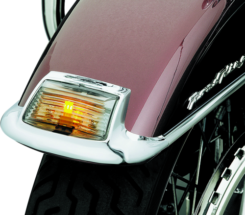 Kuryakyn 4824 - Front Smoke Fender Tip Lens With LED