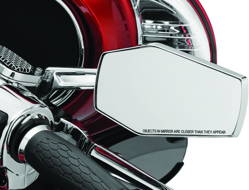 Kuryakyn 5918 - Hex Mirrors Chrome