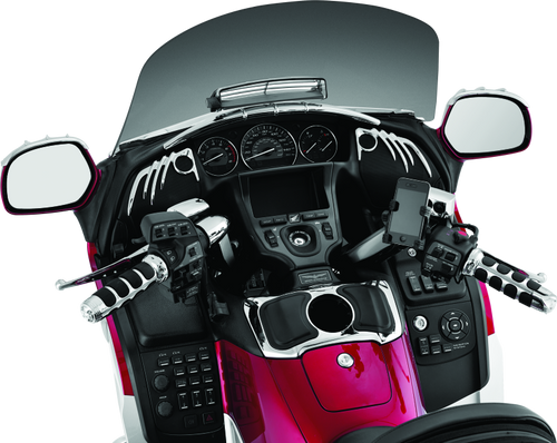 Kuryakyn 6183 - ISO Grips For GL1800 With Heated Grips Chrome