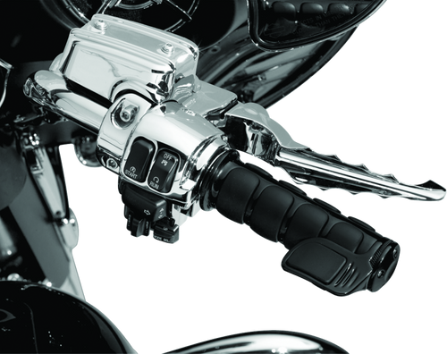 Kuryakyn 6318 - Contoured ISO Throttle Boss Black