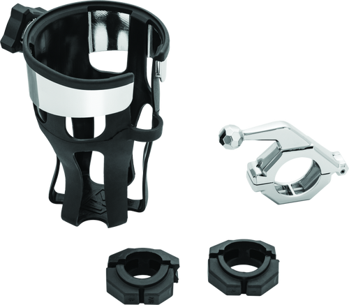 Kuryakyn 6482 - Universal Reflex Drink Holder With Bar Mount Chrome