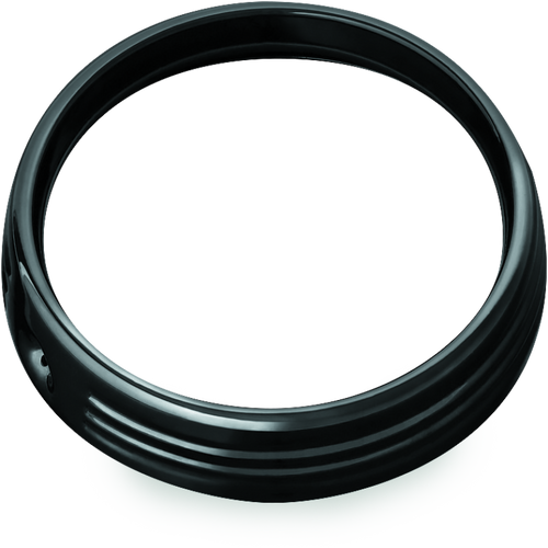 Kuryakyn 6916 - 7in Headlight Trim Ring Black