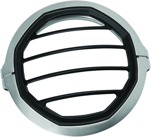 Kuryakyn 6687 - Dillinger Headlight Trim 5-3/4 Sil