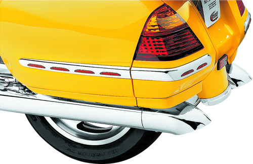Kuryakyn 7606 - Turndown Exhaust Extensions 01-17 Honda GL1800 Chrome