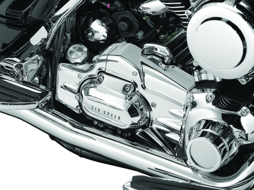 Kuryakyn 7877 - Transmission Shroud 07-08 Touring with True Dual Exhaust