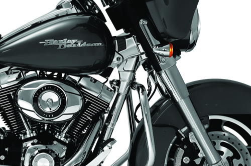 Kuryakyn 7832 - Neck Cover For 09-13 Touring Models Chrome