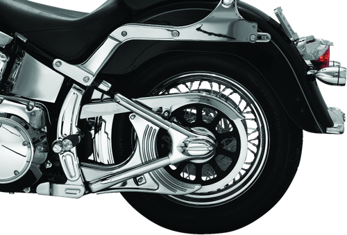 Kuryakyn 7773 - Boomerang Frame Covers 08-17 Softails Chrome