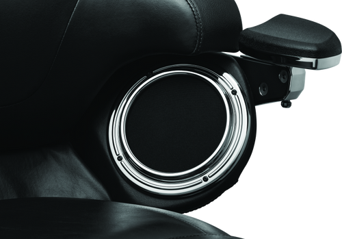 Kuryakyn 7377 - Corona Speaker Grills Chrome