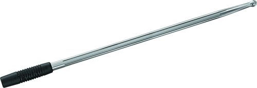 Kuryakyn 863 - Billet Antenna Round/Grooved Chrome
