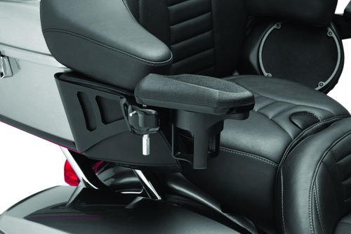 Kuryakyn 8700 - Passenger Armrest 14-Up Touring & Tri Glide Black