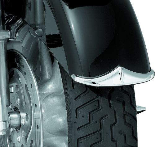 Kuryakyn 8642 - Front Fender Accent Leading Edge Chrome