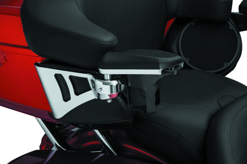 Kuryakyn 8955 - Passenger Armrests  14-23 Touring Models Chrome
