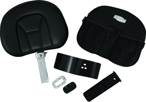 Kuryakyn 8931 - Plug-N-Go Driver Backrest With Pouch