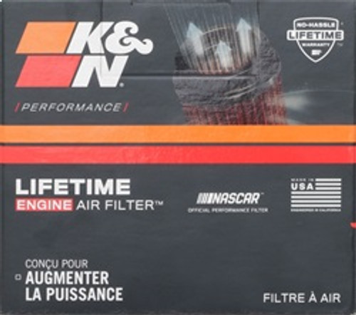 K&N RC-2540 - Universal Chrome Filter 1 1/8 inch FLG / 2 1/4 inch Bottom / 2 inch Top / 2.5 inch Height