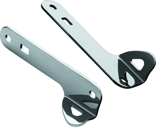 Kuryakyn 949 - Custom Teardrop Tie-Down Brackets 14-Up Touring Chrome