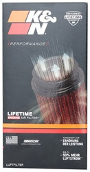 K&N RU-1780 - Filter Universal Rubber Filter - Round Straight - Angled Flange for 81-82 Honda ATC250R 250