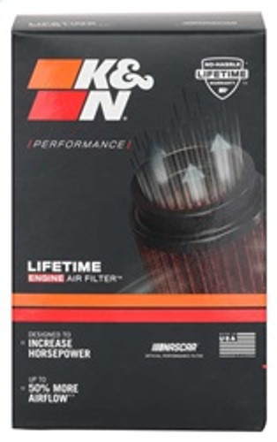 K&N RU-0610 - Filter Universal Rubber Filter 2.25 inch Flange 3.5 inch OD 5 inch Height