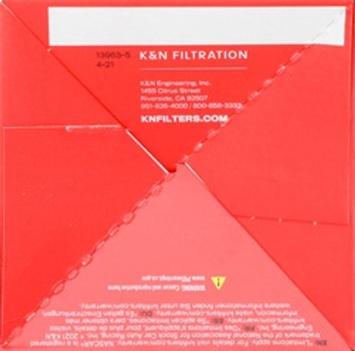 K&N RU-0500 - Universal Rubber Filter 2-1/16in FLG 3-1/2in OD 4in H