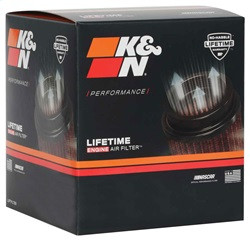 K&N RU-1637 - Universal Clamp-On Air Filter 3-1/4in FLG / 5-3/4in B / 3-1/2in T / 5-7/16in H