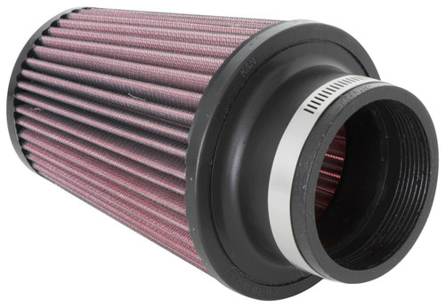K&N RU-1039 - Universal Clamp-On Air Filter 3in Flange ID x 5in Base OD x 3.5in Top OD x 6in Height