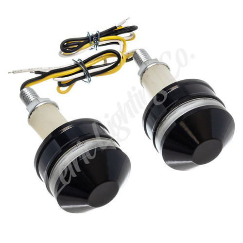 Letric Lighting LLC-BBE-TS - Grip Ind Lghts Blk Cap Wht/Amb