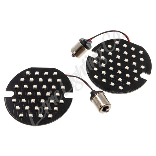 Letric Lighting LLC-FL6R - 99-03 Road Glide Flat Lens Style LED Insert - Red