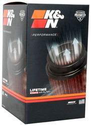 K&N RU-3610 - Universal Rubber Filter 2.75in Flange ID x 5.875in Base OD x 4.75in Top OD x 7in Height