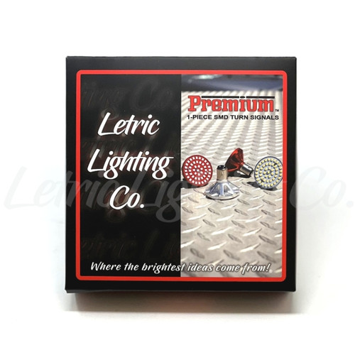 Letric Lighting LLC-PPBK - Premium Front Rear Turn Signal Combot Kit - White/ Amber & Red/Red