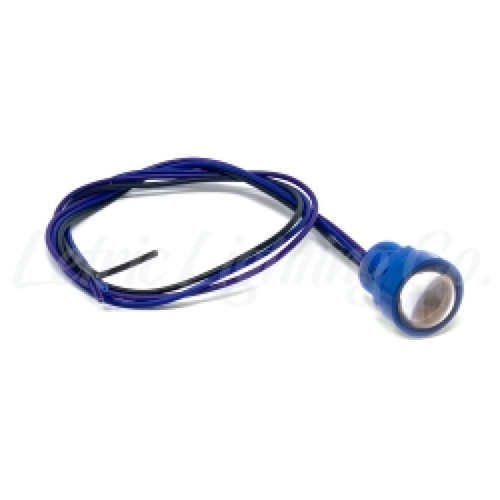 Letric Lighting LLC-RFNS-WAS - Royal Flush G2 LEDs Sealed Blue Anodized Body - White/Amber Switchback