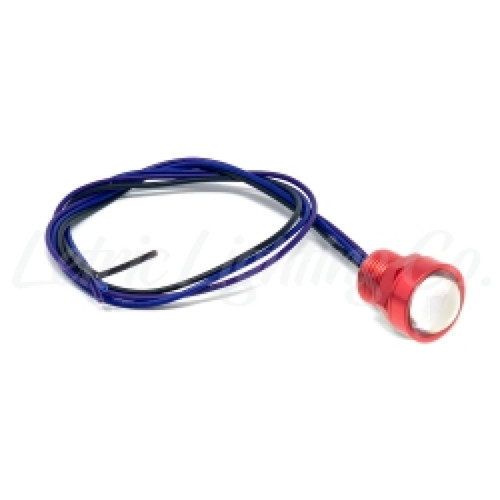 Letric Lighting LLC-RFRS-WAS - Royal Flush G2 LEDs Sealed Red Anodized Body - White/Amber Switchback