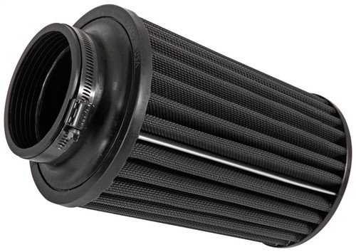 K&N RU-3105HBK - Universal Round Clamp-On Air Filter 3.5in ID 9.5in Height 6in Base OD 5.25 Top OD