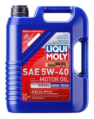 Liqui Moly 2022 - 5L Diesel High Tech Motor Oil 5W40