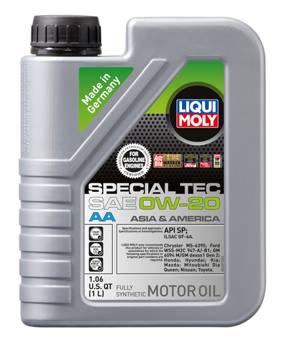 Liqui Moly 2207 - 1L Special Tec AA Motor Oil SAE 0W20