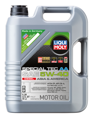 Liqui Moly 20426 - 5L Special Tec AA Motor Oil SAE 5W40 Diesel