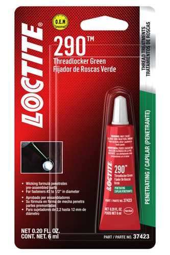 Loctite 487234 - Threadlocker 290 Wicking Green 6ml/.20oz