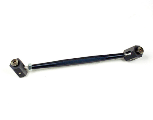 Longacre 52-23708 - Spoiler Strut - Adjustable Angle - 9 in to 10.5 in Length - Aluminum - Black Anodized - Each