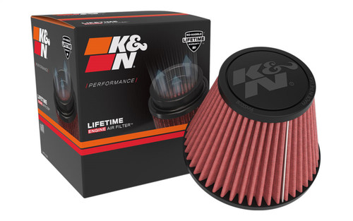 K&N RU-9670 - Universal Tapered Filter 3.156 Flange ID x 5.781in Base OD x 3.5in Top OD x 4.531in Height