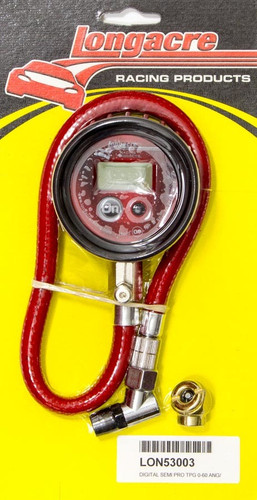 Longacre 52-53003 - Tire Gauge Digital 0-60 PSI Semi-Pro