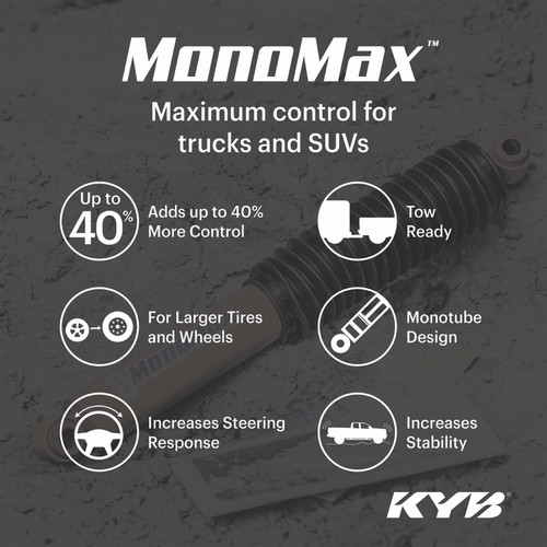 KYB 565130 - Shocks & Struts Monomax Shock Front Dodge Ram 2500/3500 (2WD) 03-09
