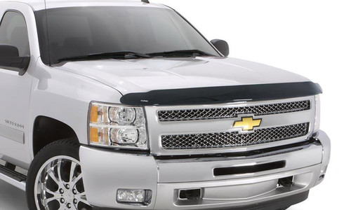 Lund 18831 - 12-15 Toyota Tacoma Interceptor Hood Shield - Smoke