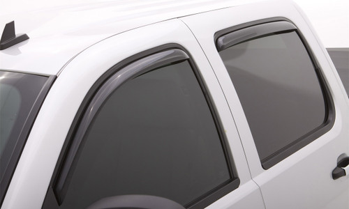 Lund 184977 - 2017 Nissan Titan Crew Cab Ventvisor Elite Window Deflectors - Smoke (4 Pc.)