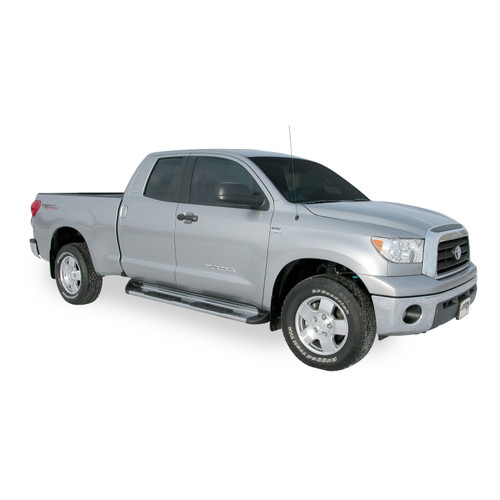 Luverne 480752 - Polished Stainless Steel Side Entry Steps, Select Toyota Tundra Double Cab