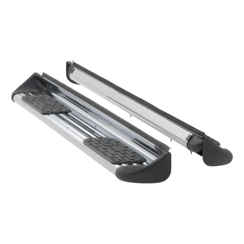 Luverne 480422 - Polished Stainless Steel Side Entry Steps, Select Ford F-150 Super Cab